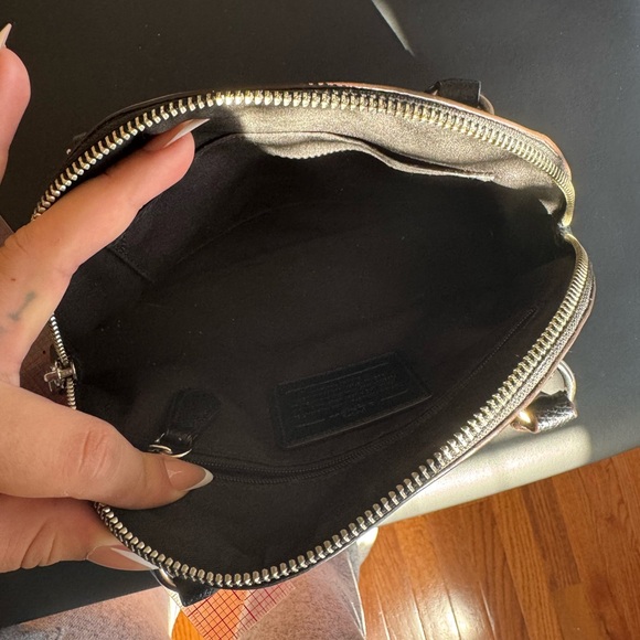 COACH | Mini Cora Ocelot Leopard Satchel - Picture 5 of 9